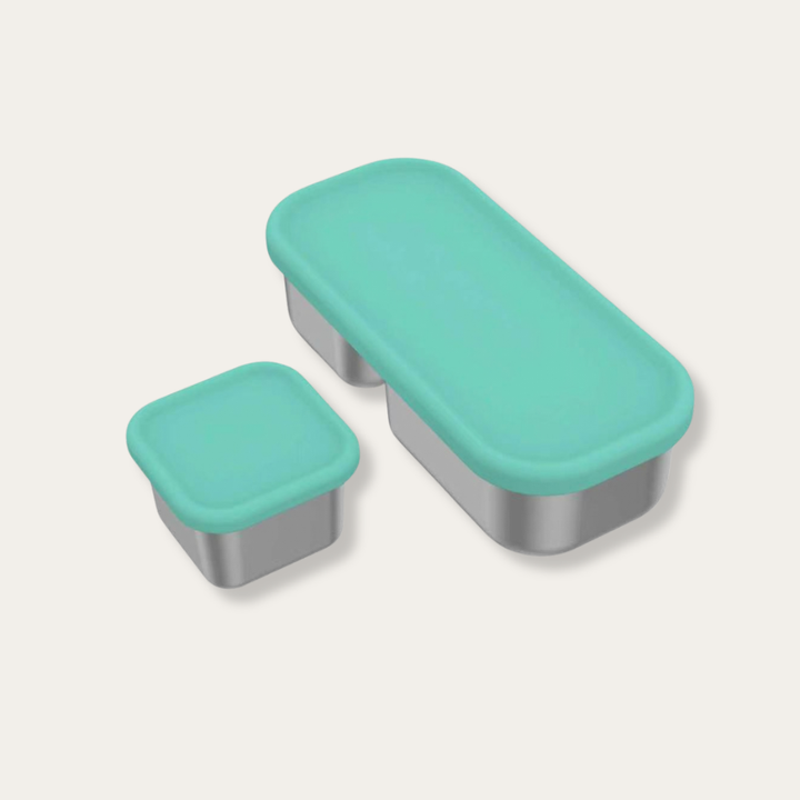 EverBento Stainless Steel & Silicone Dip Pot Set - River Mint