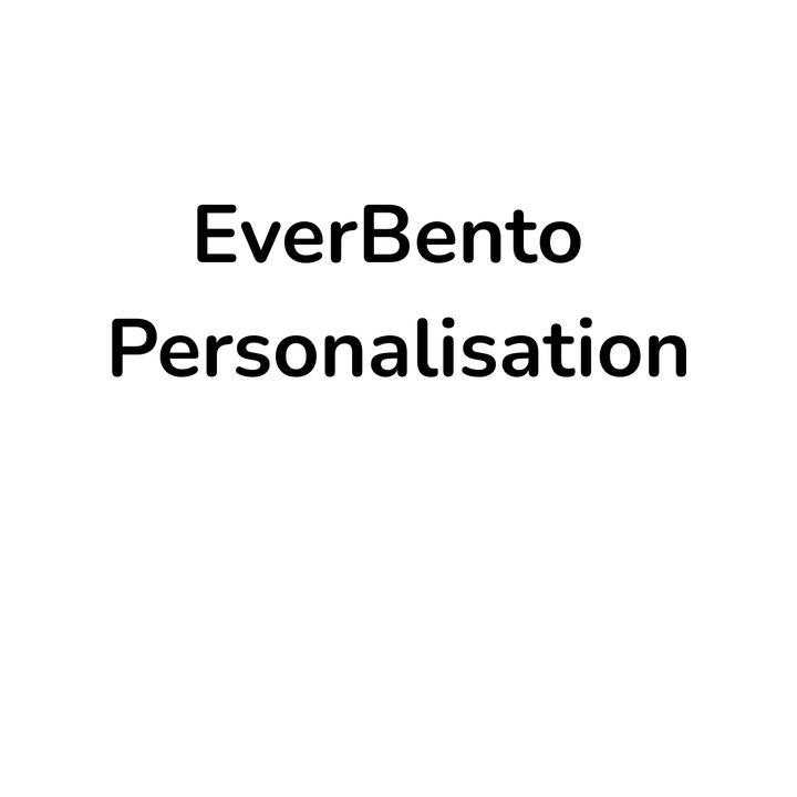 Personalised EverBento Engraving