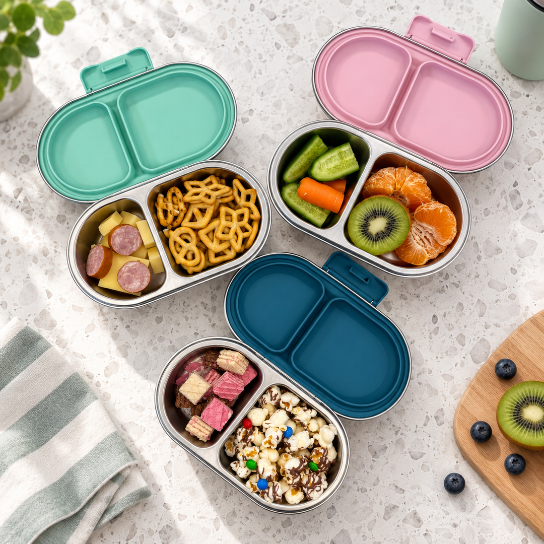 EverBento & b.box Stainless Steel Snack Bundle - River/Recharge