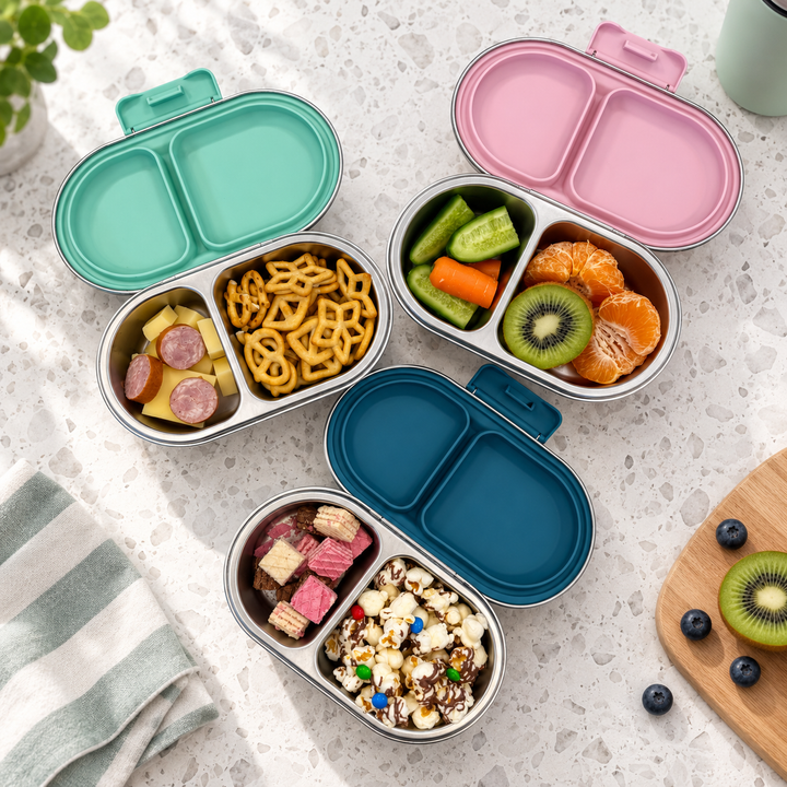 EverBento & b.box Stainless Steel Snack Bundle - River/Recharge
