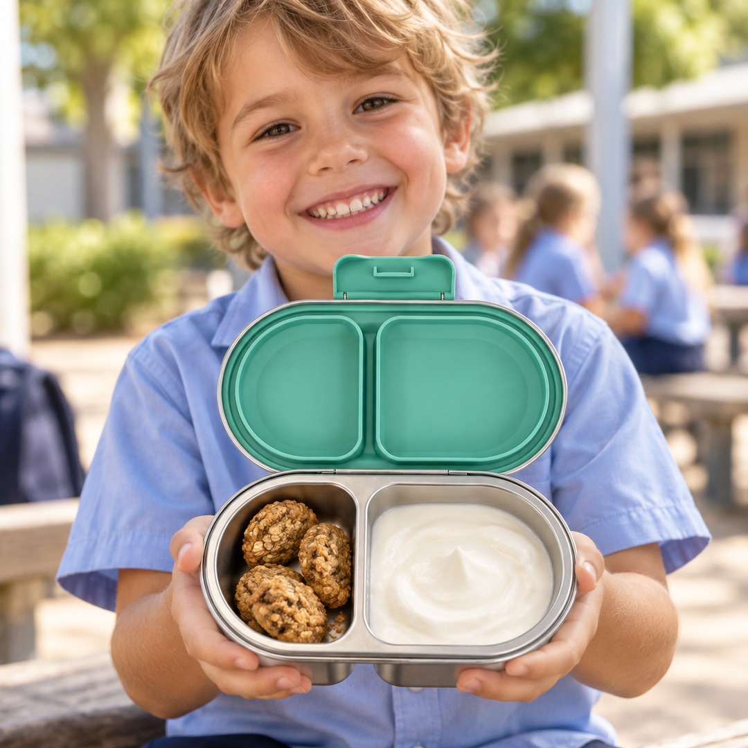 EverBento & MontiiCo Snack Box + Bag Bundle - River/Splat