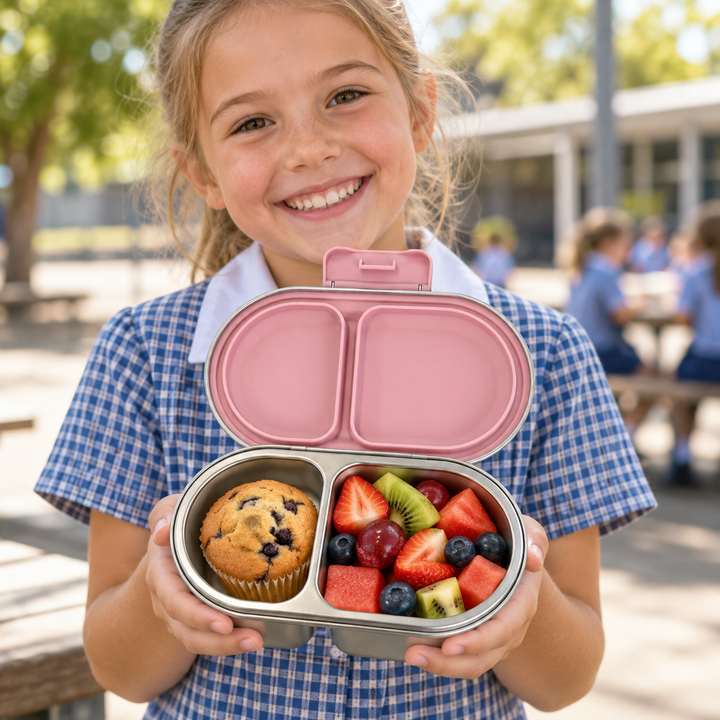 EverBento & MontiiCo Snack Box + Bag Bundle - Posie/Twirl