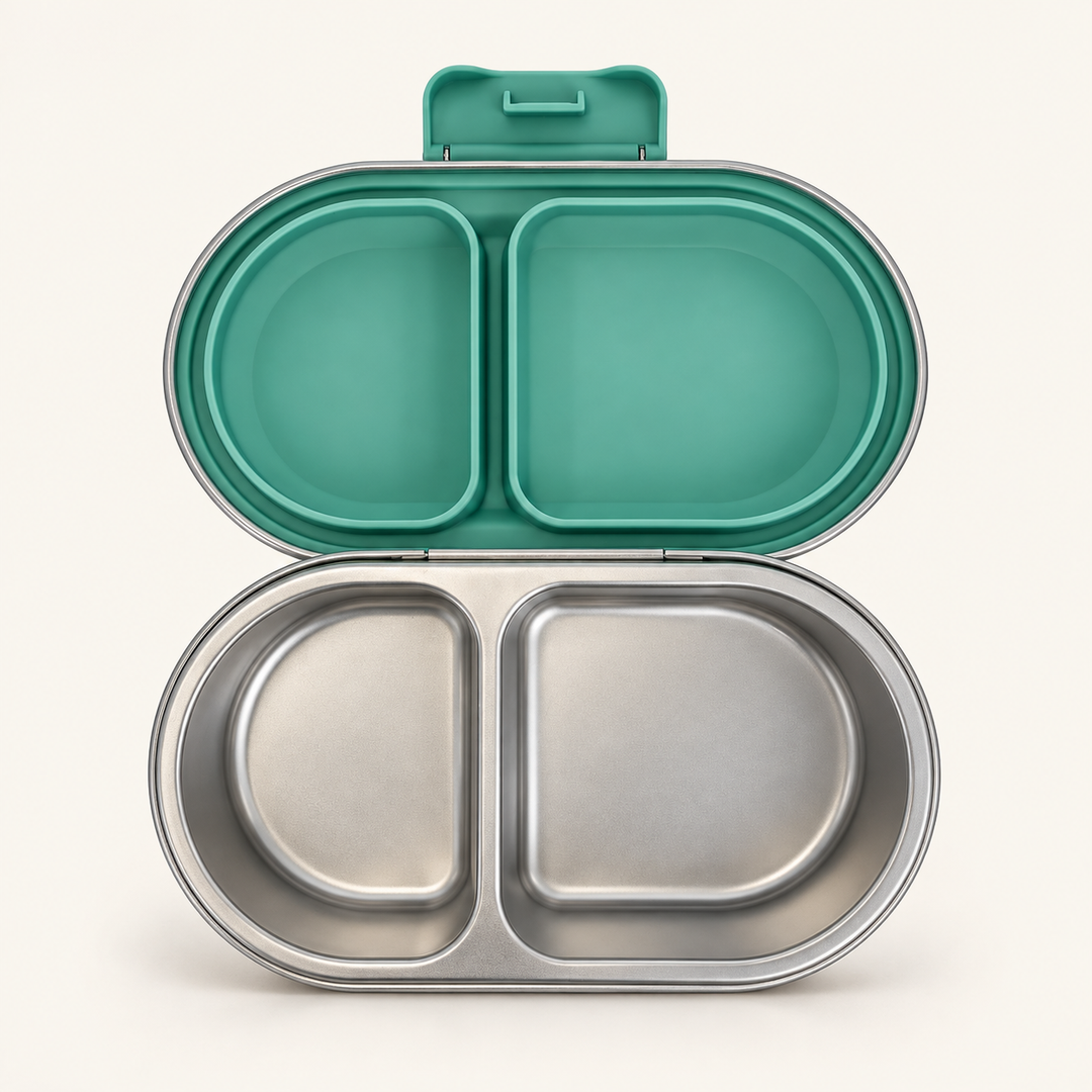 EverBento & PackIt Stainless Steel Snack Bundle - River/Black