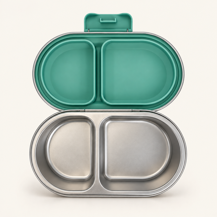 EverBento & PackIt Stainless Steel Snack Bundle - River/Black
