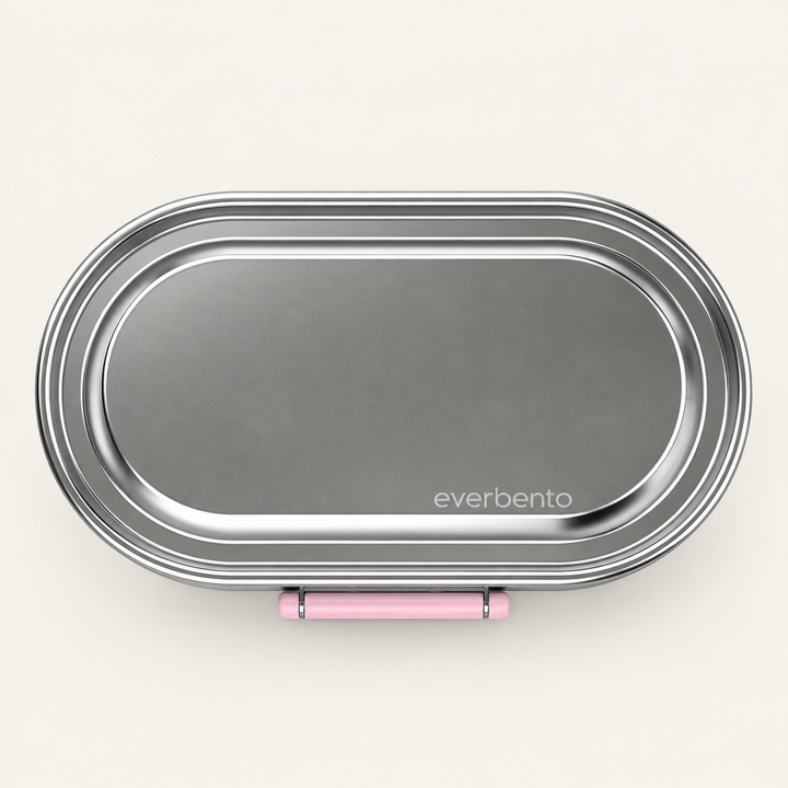 EverBento & PackIt Stainless Steel Snack Bundle - Posie/Black