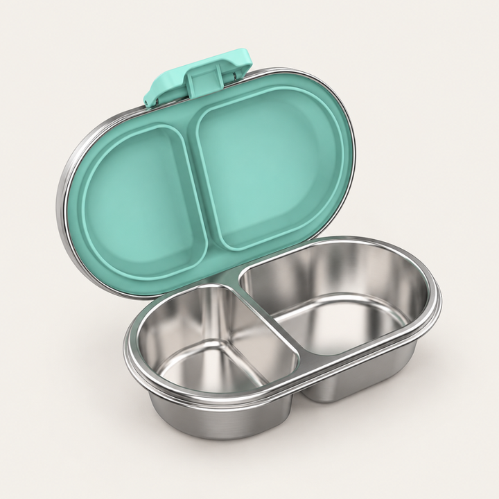 EverBento & PackIt Stainless Steel Snack Bundle - River/Black