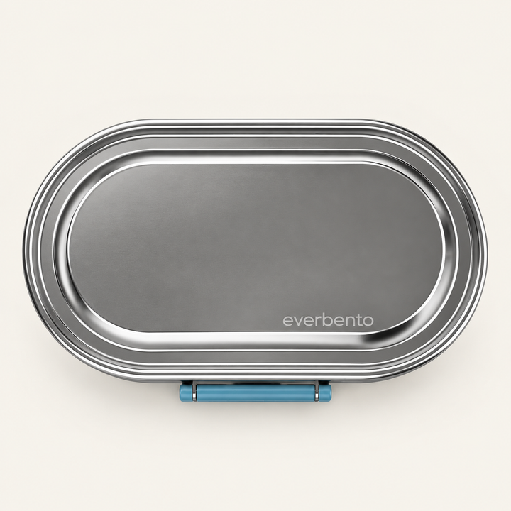 EverBento & PackIt Stainless Steel Snack Bundle - Bluebell/Black