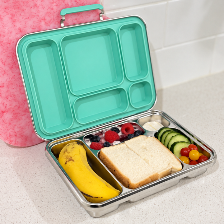 EverBento Classic Stainless Steel & Silicone Bento - River Mint