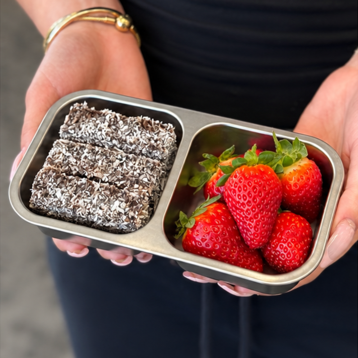 COMING SOON - EverBento Stainless Steel & Silicone Snack Duo - Bluebell Blue