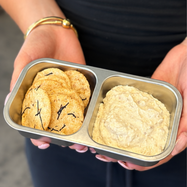 COMING SOON - EverBento Stainless Steel & Silicone Snack Duo - Bluebell Blue