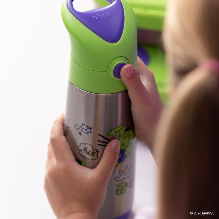 PRE-ORDER b.box Insulated Drink Bottle 500ml - Hulk