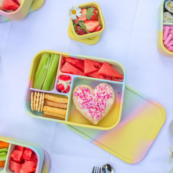 Silicone Bento Lunch Box - Fairy Floss