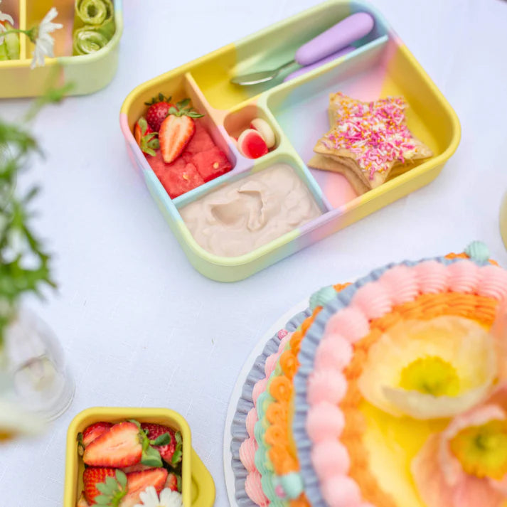 Silicone Bento Lunch Box - Fairy Floss