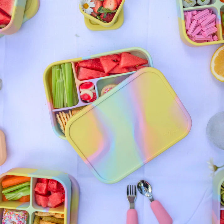 Silicone Bento Lunch Box - Fairy Floss