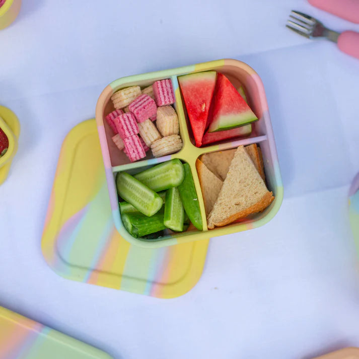 Silicone Bento Snack Box - Fairy Floss