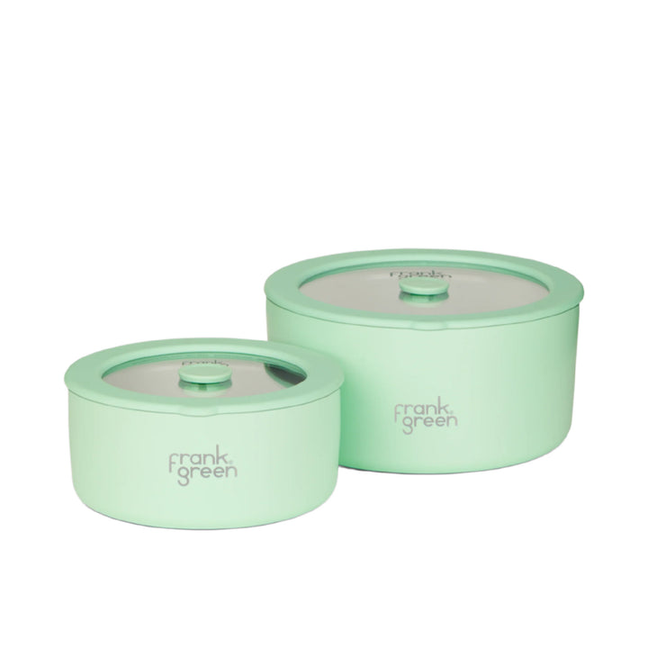 Frank Green Stainless Steel Bowls 2pk - Mint Gelato