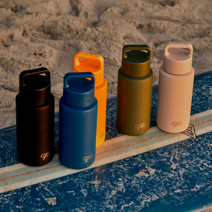 Frank Green Grip Finish & Lid Insulated Bottle - Midnight