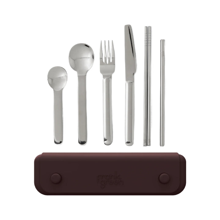 Frank Green 6pc Cutlery Set - Chocolate