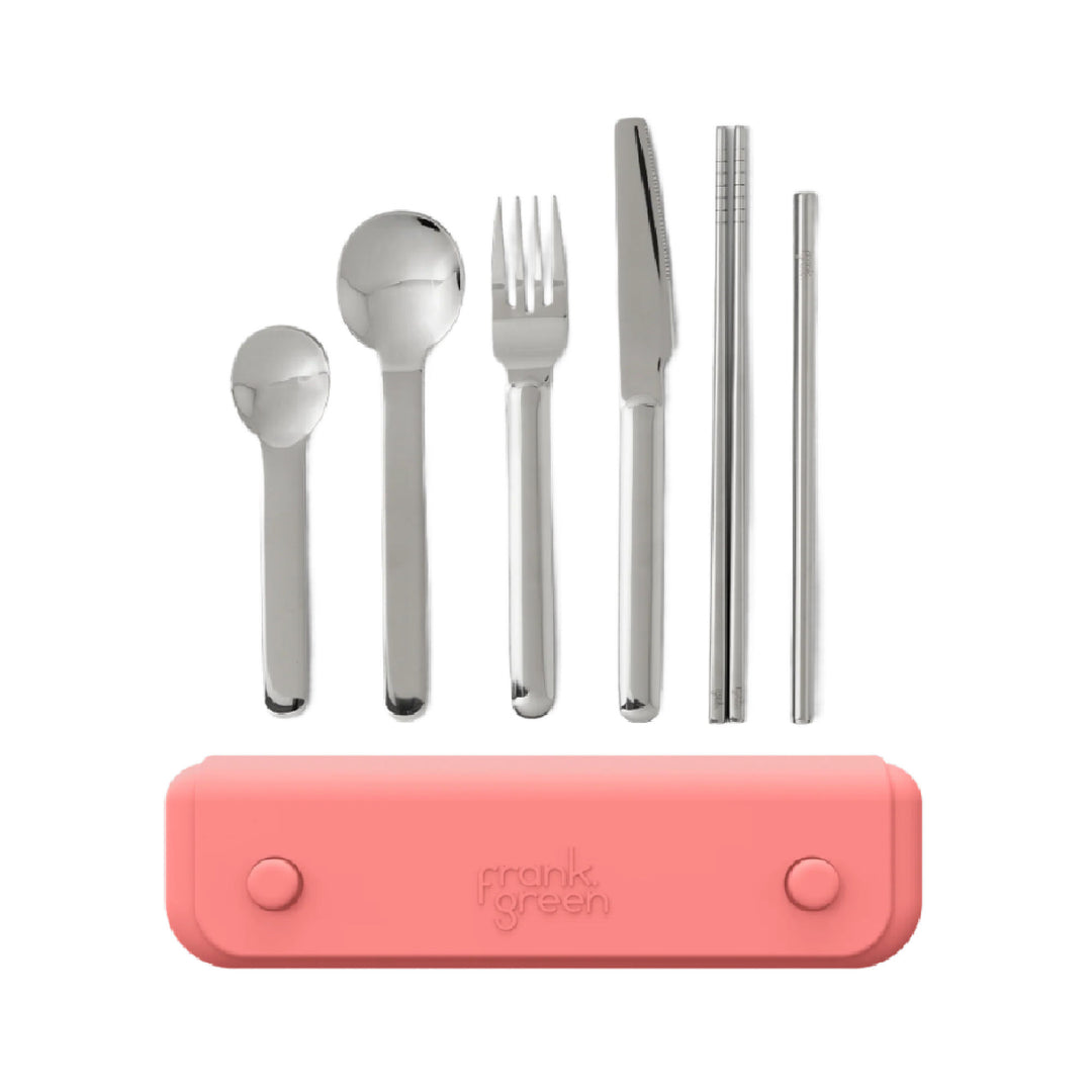 Frank Green 6pc Cutlery Set - Sweet Peach