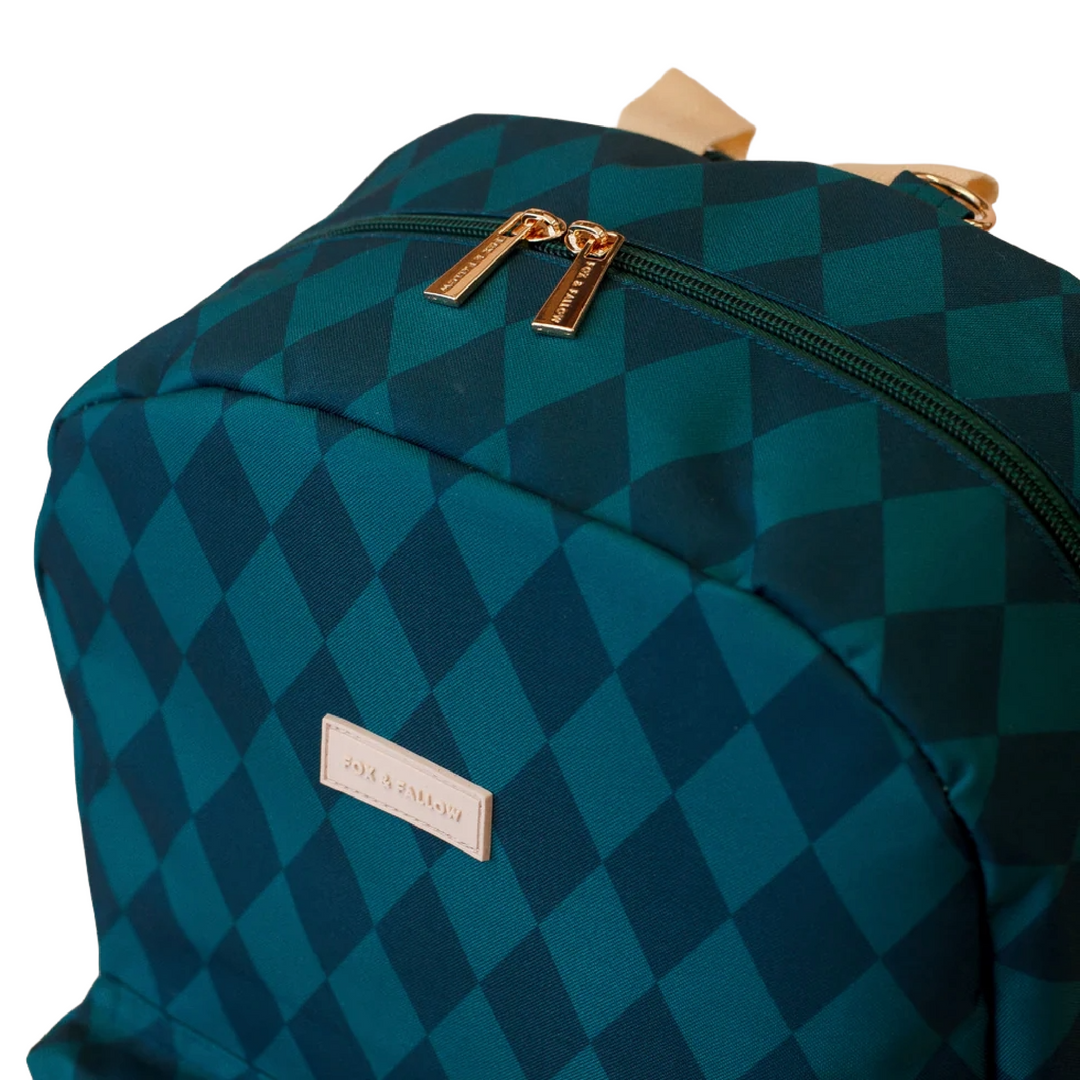Fox & Fallow Backpack - Forest Diamonds
