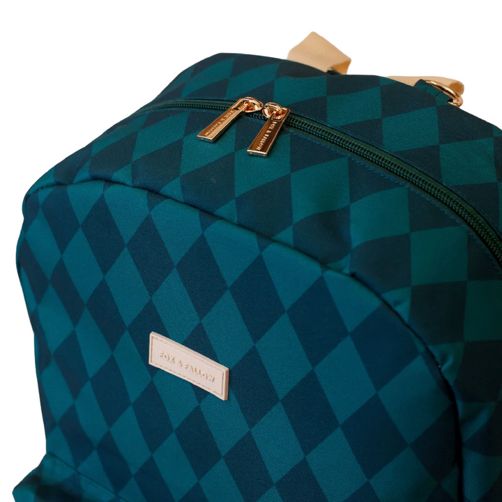 Fox & Fallow Backpack - Forest Diamonds