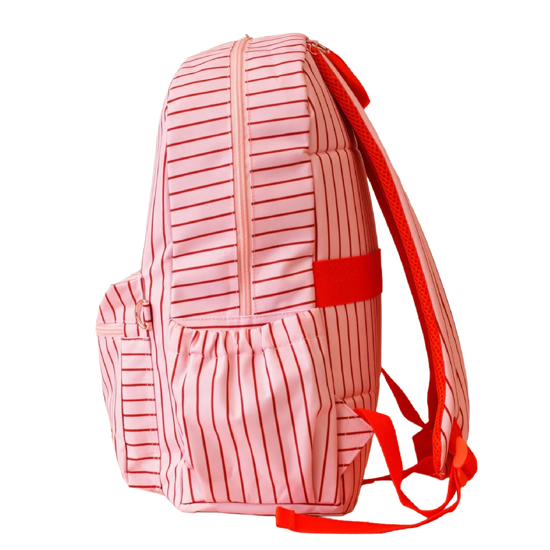 Fox & Fallow Backpack - Strawberry Stripe