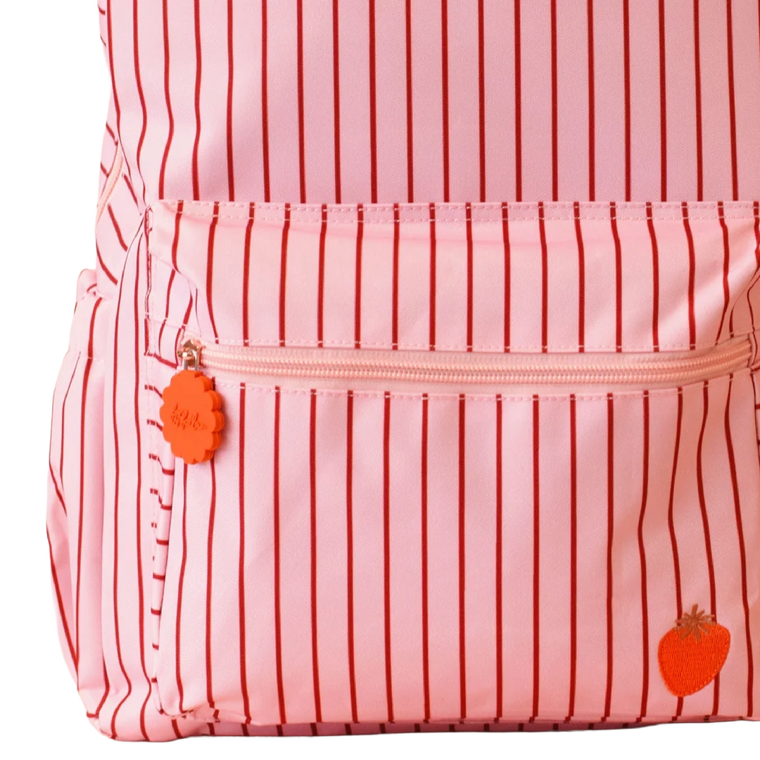 Fox & Fallow Backpack - Strawberry Stripe