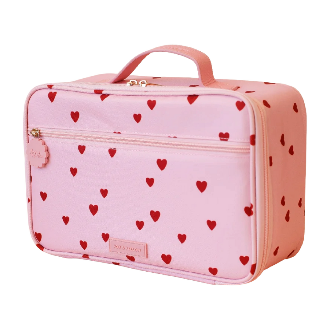 Fox & Fallow Insulated Lunch Bag - LARGE - Little Hearts