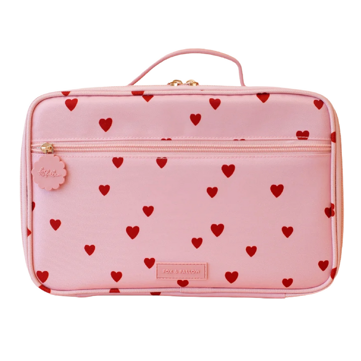 Fox & Fallow Insulated Lunch Bag - LARGE - Little Hearts