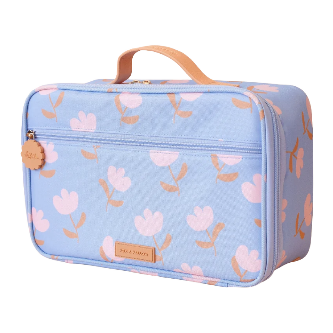 Fox & Fallow Insulated Lunch Bag - LARGE - Tulips