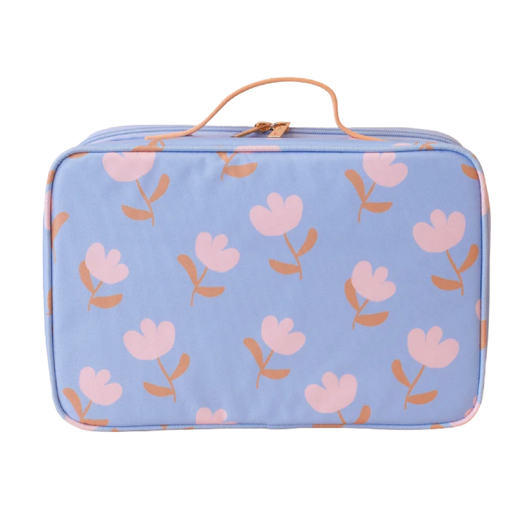 Fox & Fallow Large Insulated Lunch Bag + Backpack Bundle - Tulips