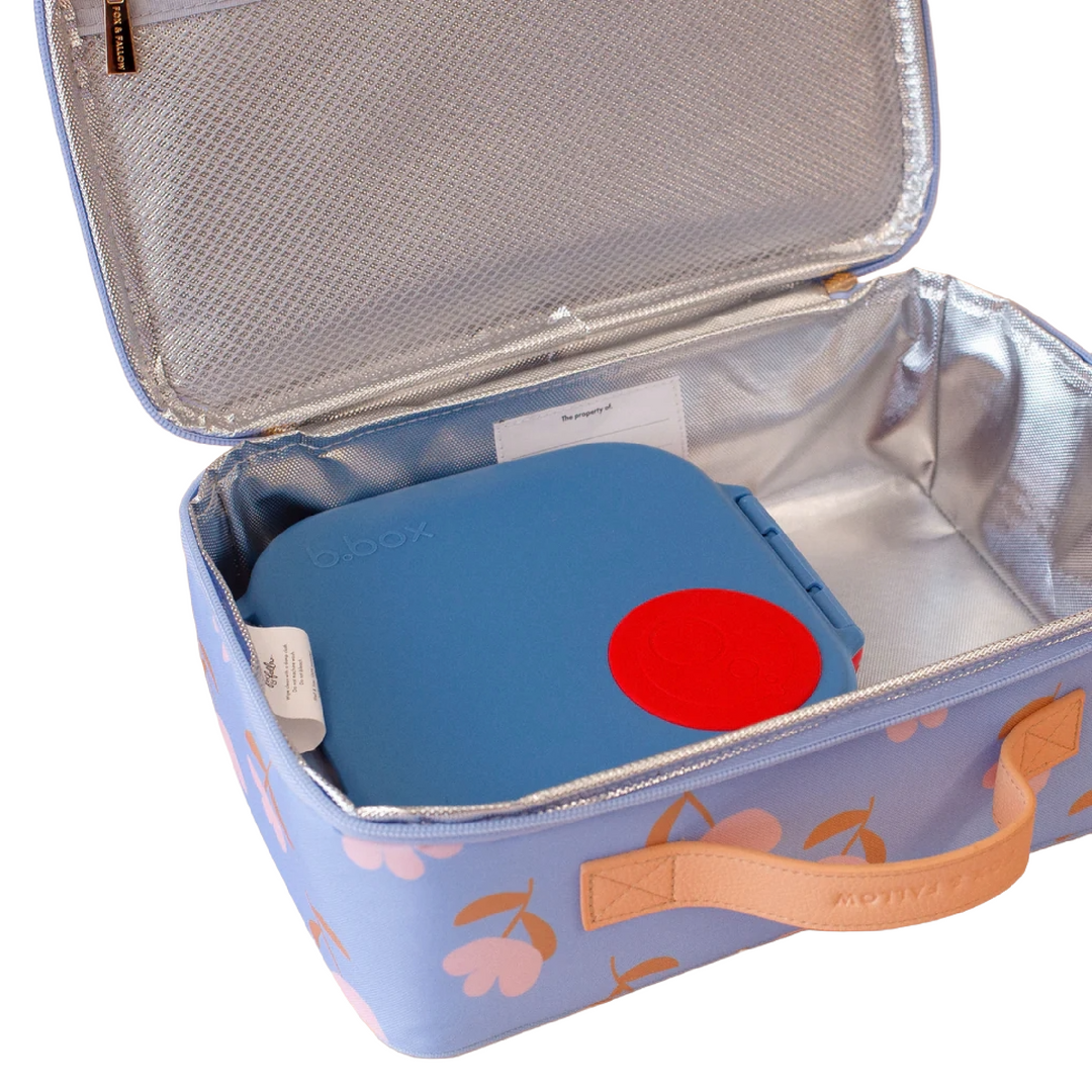 Fox & Fallow Large Insulated Lunch Bag + Backpack Bundle - Tulips