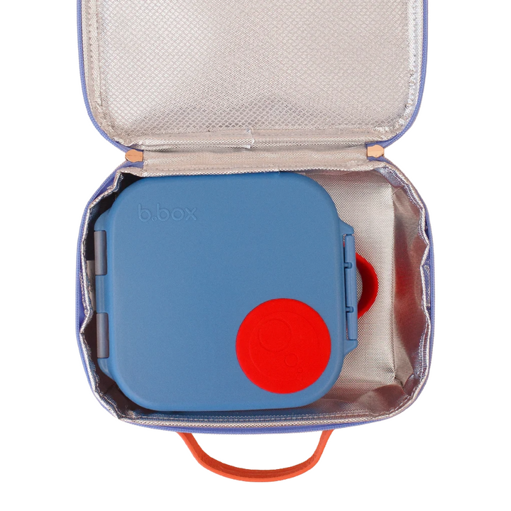 Fox & Fallow Insulated Lunch Bag - MINI - Blue Diamonds