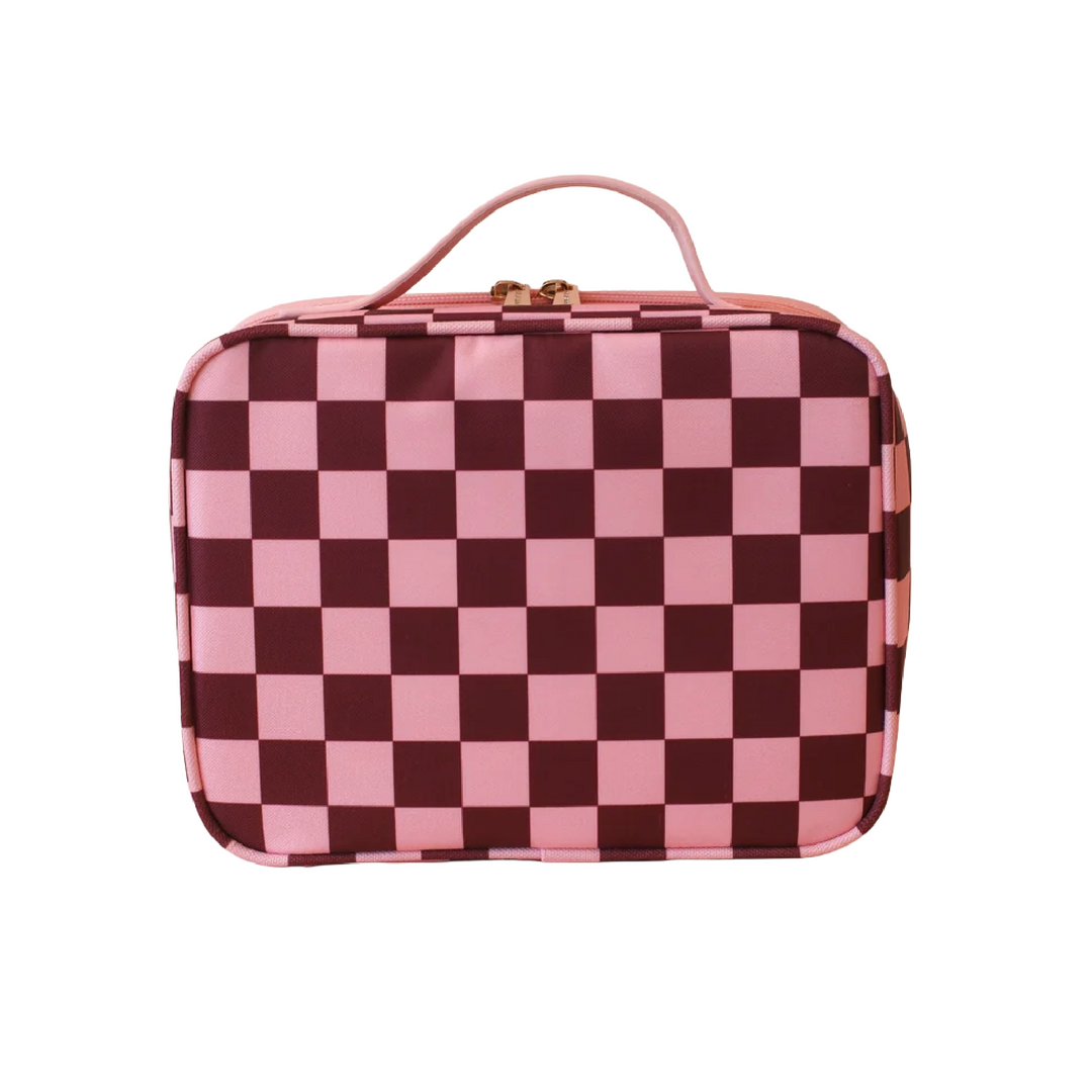 Fox & Fallow Insulated Lunch Bag - MINI - Cherry Check