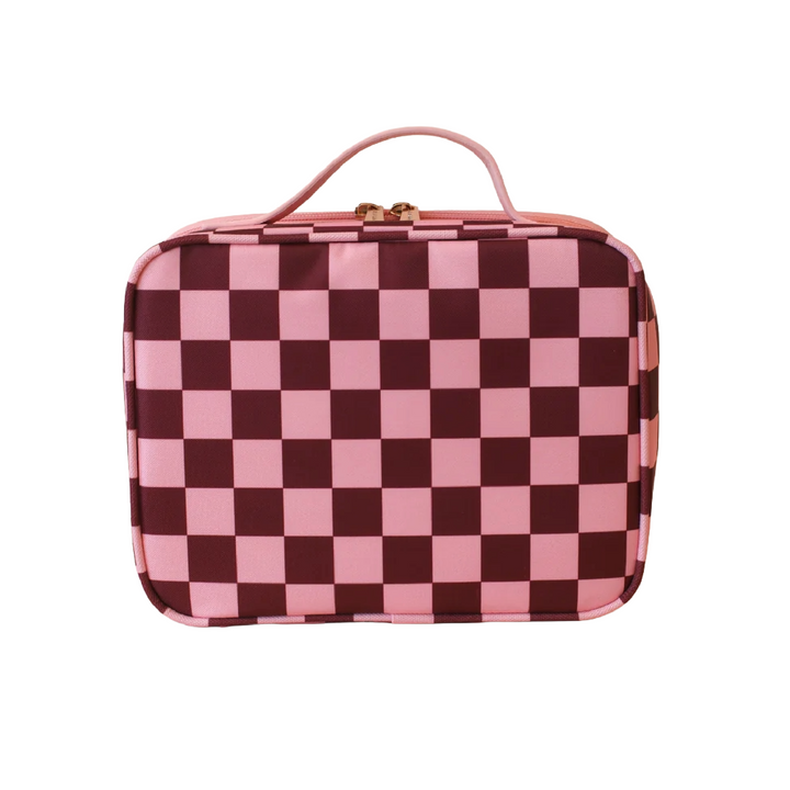 Fox & Fallow Insulated Lunch Bag - MINI - Cherry Check