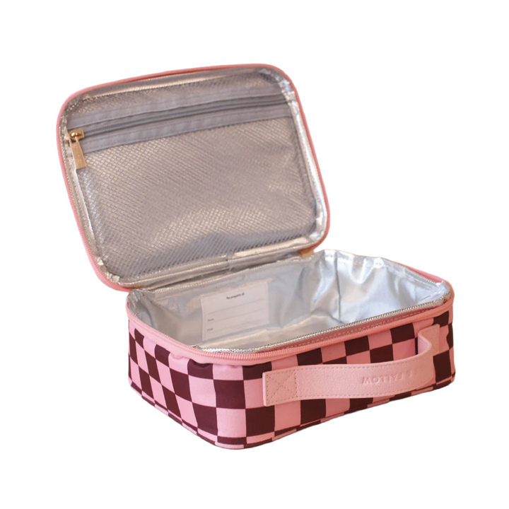 Fox & Fallow Insulated Lunch Bag - MINI - Cherry Check