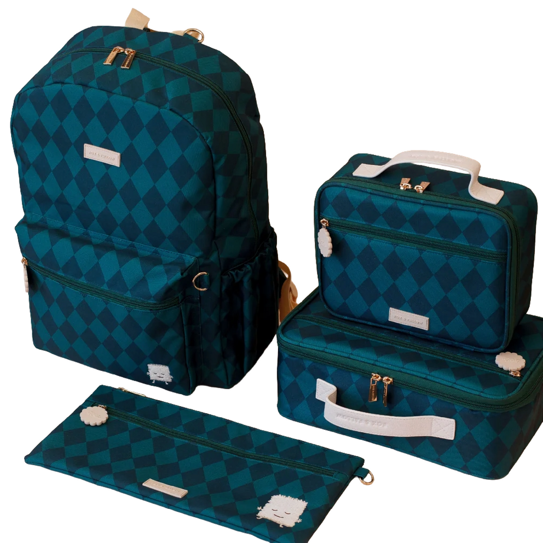 Fox & Fallow Insulated Lunch Bag - MINI - Forest Diamonds