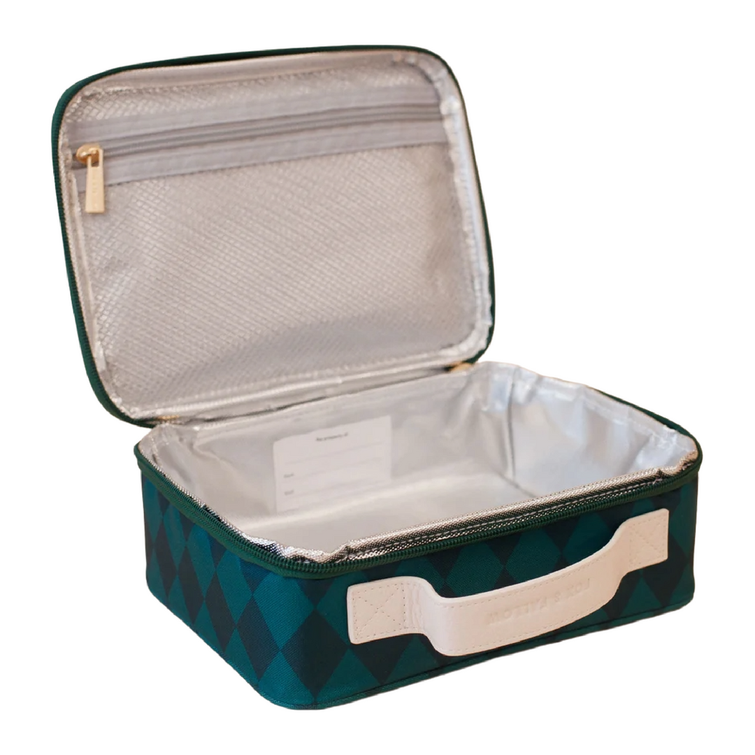 Fox & Fallow Insulated Lunch Bag - MINI - Forest Diamonds