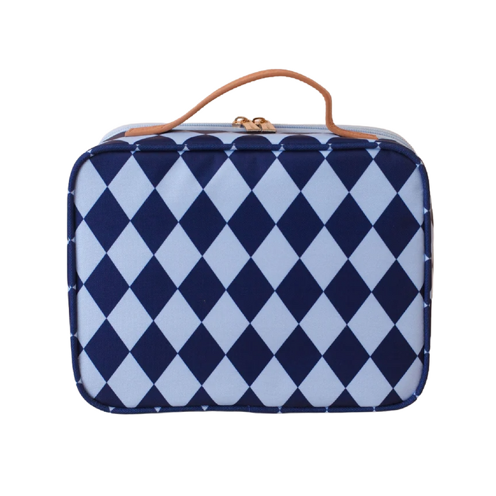 Fox & Fallow Insulated Lunch Bag - MINI - Navy Diamonds