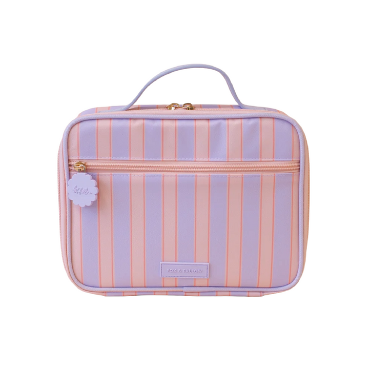 Fox & Fallow Insulated Lunch Bag - MINI - Powder Stripe