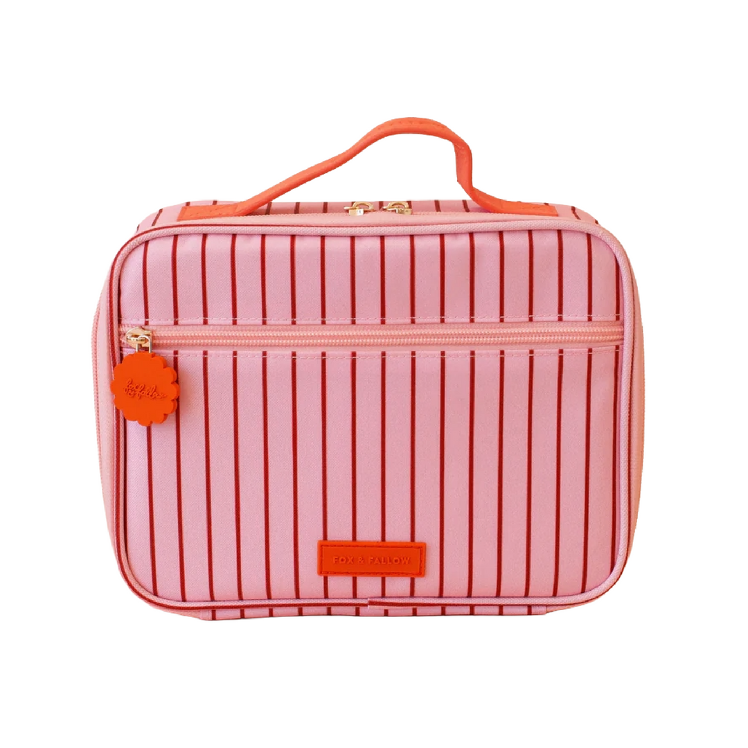 Fox & Fallow Insulated Lunch Bag - MINI - Strawberry Stripe