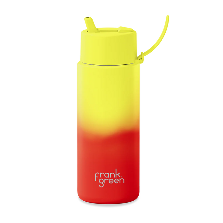 PRE-ORDER - Frank Green Ultralite Drink Bottle - 1L- Colour Change - Lava
