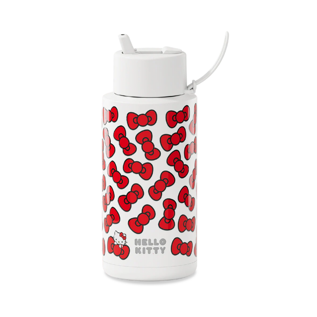 PRE-ORDER - Frank Green Insulated Drink Bottle 1L - Hello Kitty