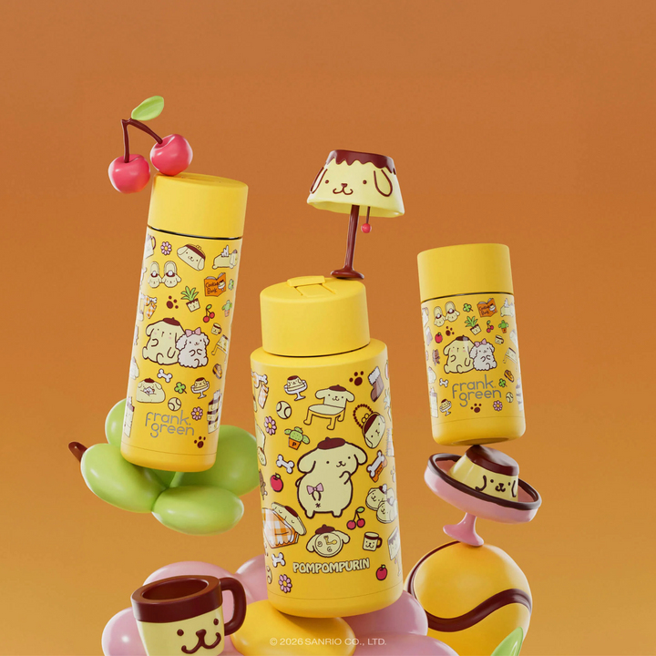 PRE-ORDER - Frank Green Insulated Drink Bottle 595mL - Pompompurin