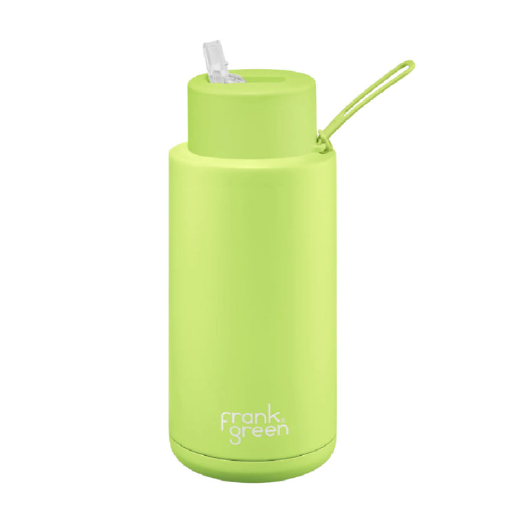 Frank Green Insulated Drink Bottle 1L - Pistachio Green