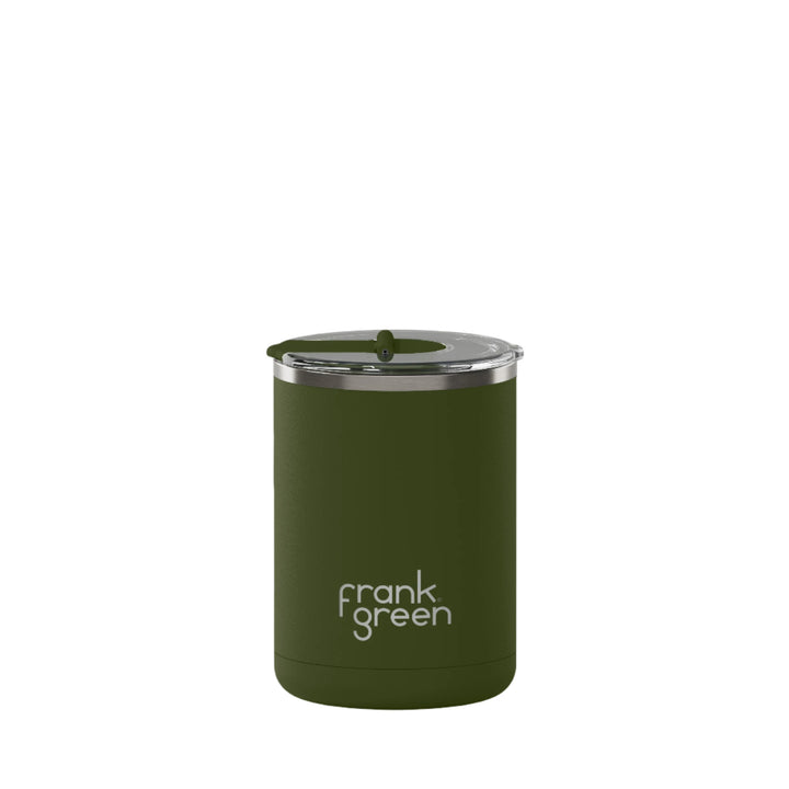 Frank Green Coffee Cup With Hinged Lid - Khaki