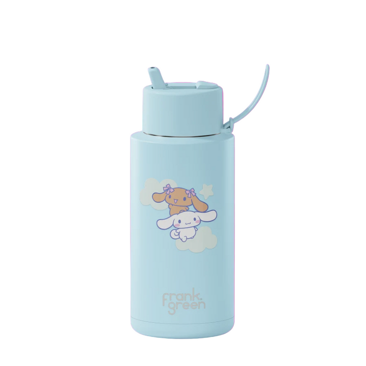 Frank Green Insulated Drink Bottle 1L - Cinnamoroll