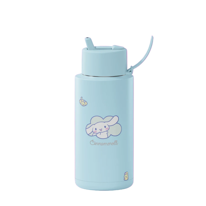 Frank Green Insulated Drink Bottle 1L - Cinnamoroll