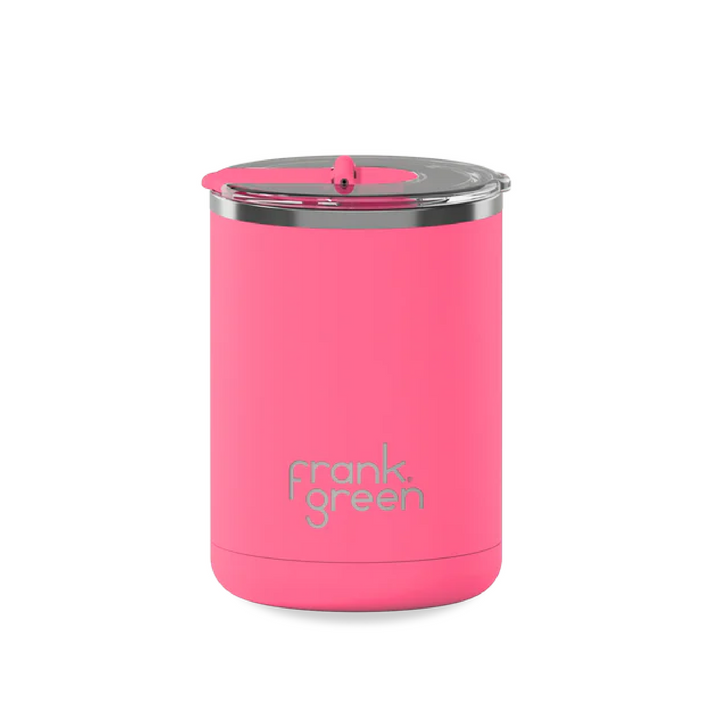 Frank Green Coffee Cup With Hinged Lid - Bubblegum Blast