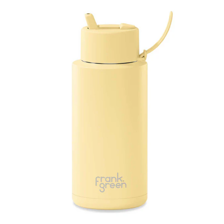 Frank Green Insulated Drink Bottle 1L - Buttermilk